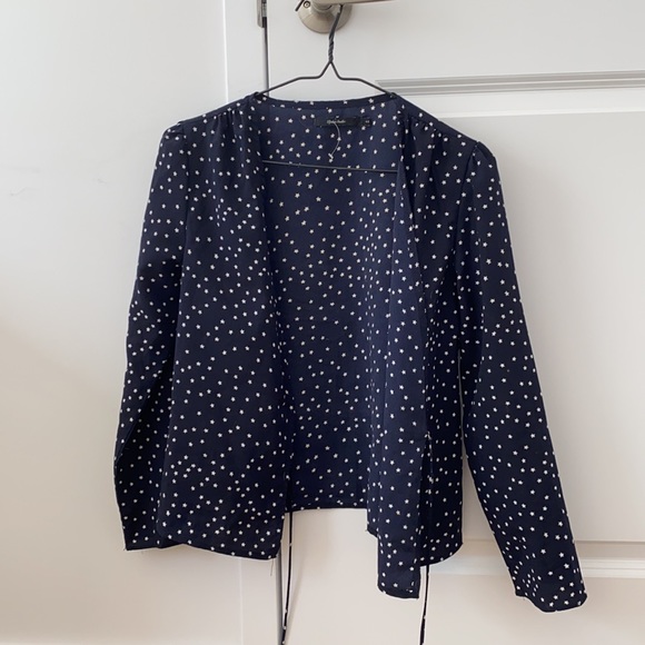 Tie front blouse - Picture 2 of 3